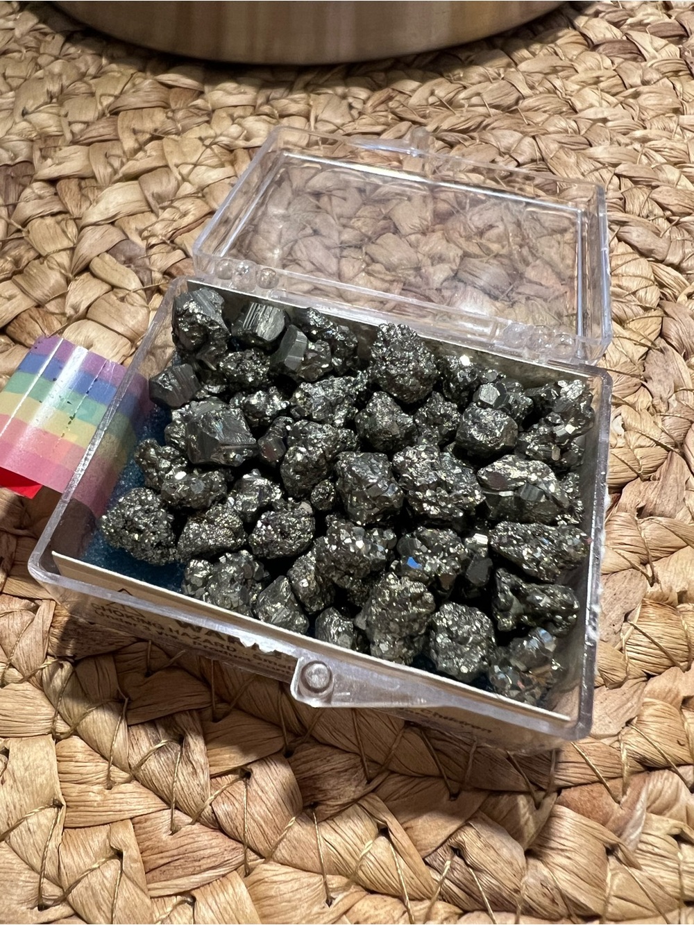 Sparkling Pyrite Cluster Batch - Metallic Silver
